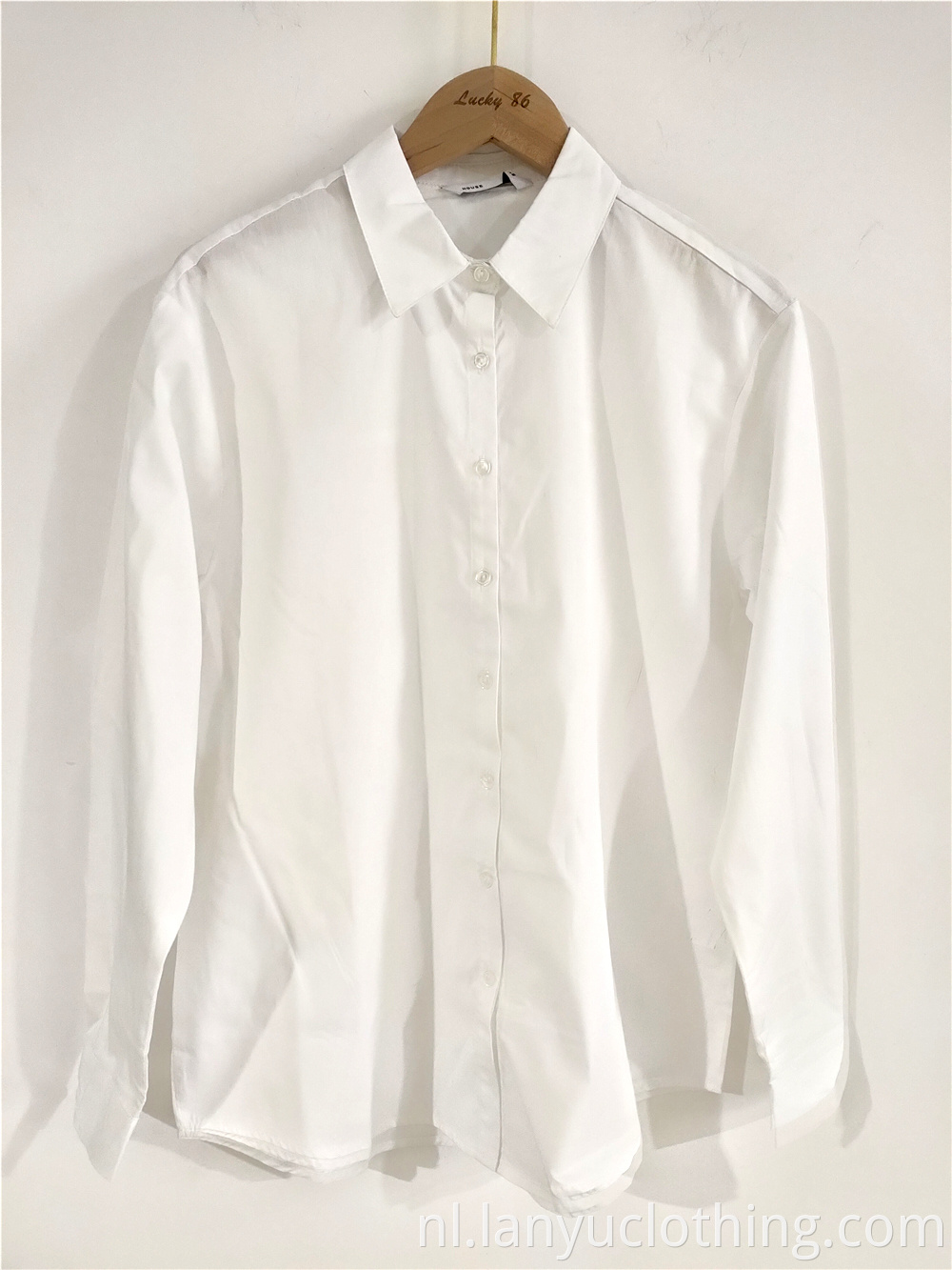 Women's Pure White Collar Shirt